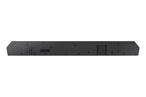 Samsung Q-Symphony soundbar (HW-Q700B) with 3 Channels, 1 subwoofer Channel, and 2 up-Firing Channels, Dolby True HD with Google & Alexa Smart Speaker (Black)