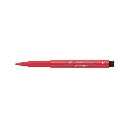 Faber-Castell Art & Graphic Pitt Artist Pen Brush India Ink Pen, Black, Single Pitt Pen, For Art, Craft, Drawing, Sketching, Home, School, University, Colouring