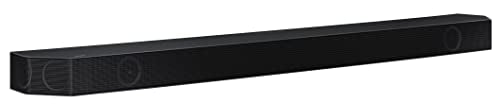 Samsung Q-Symphony soundbar (HW-Q700B) with 3 Channels, 1 subwoofer Channel, and 2 up-Firing Channels, Dolby True HD with Google & Alexa Smart Speaker (Black)
