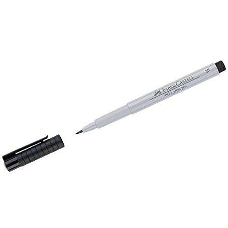 Faber-Castell Art & Graphic Pitt Artist Pen Brush India Ink Pen, Black, Single Pitt Pen, For Art, Craft, Drawing, Sketching, Home, School, University, Colouring