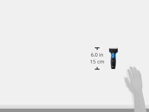 Panasonic ES-SA40K Pro Curve Wet & Dry Shaver, Black/Blue (Pack of 1)