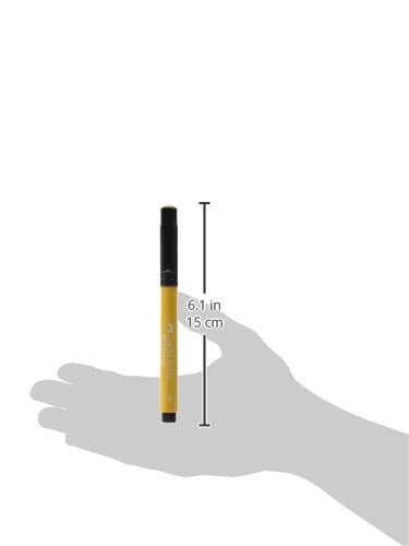 Faber-Castell Art & Graphic Pitt Artist Pen Brush India Ink Pen, Black, Single Pitt Pen, For Art, Craft, Drawing, Sketching, Home, School, University, Colouring