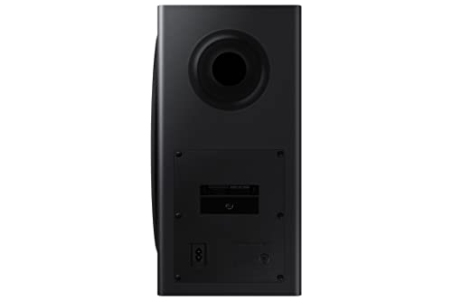 Samsung Q-Symphony soundbar (HW-Q700B) with 3 Channels, 1 subwoofer Channel, and 2 up-Firing Channels, Dolby True HD with Google & Alexa Smart Speaker (Black)