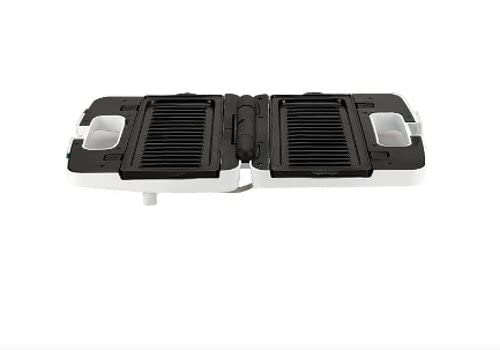 KENWOOD 2-in-1 Sandwich Maker & Grill with 2 Sets of Non Stick Multifunctional Plates for Grilling and Toasted Sandwiches SMP02.000WH White