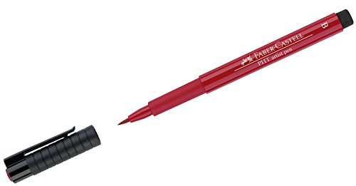 Faber-Castell Art & Graphic Pitt Artist Pen Brush India Ink Pen, Black, Single Pitt Pen, For Art, Craft, Drawing, Sketching, Home, School, University, Colouring