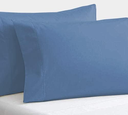 Split Top California King Sheets Split Head California King Sheets Sets for Adjustable Beds- 100% Egyptian Cotton 800TC Split Head Flex Top 18" Deep Pocket - 32" Top Split Cal-King, Light Blue Solid