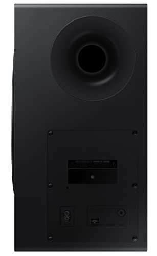 Samsung Q-Symphony soundbar (HW-Q700B) with 3 Channels, 1 subwoofer Channel, and 2 up-Firing Channels, Dolby True HD with Google & Alexa Smart Speaker (Black)
