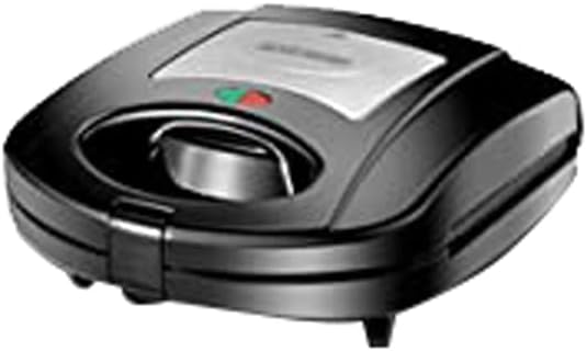 Black & Decker 3 In 1 Interchangeable 780W TS2130-B5, Grill & Waffle& Sandwich Maker Silver/Black - (International Warranty)