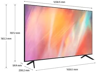 Samsung 55 Inch TV UHD 4K Processor Slim Look Built In Receiver - UA55AU7000UXZN (2021 Model)