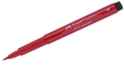 Faber-Castell Art & Graphic Pitt Artist Pen Brush India Ink Pen, Black, Single Pitt Pen, For Art, Craft, Drawing, Sketching, Home, School, University, Colouring