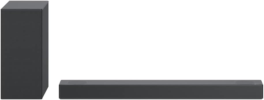 LG S75Q 3.1.2ch Sound Bar with Dolby Atmos DTS:X High-Res Audio Synergy with LG TV Meridian HDMI eARC 4K Pass Thru with Dolby Vision