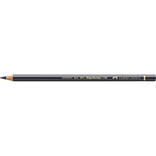Faber-Castell Art & Graphic Polychromos Colour Pencil, (199), Black, for Art, Craft, Drawing, Sketching, Home, School, University, Colouring