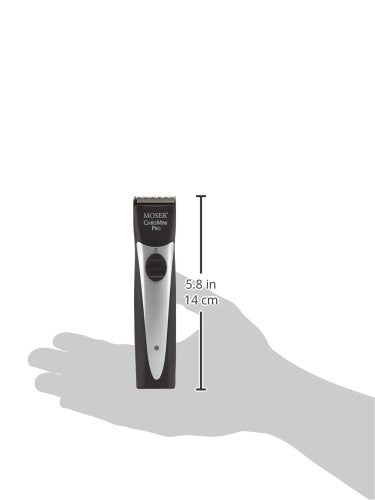 Moser 1591-0167,Chromini Pro Professional Cordless Trimmer, White, Small