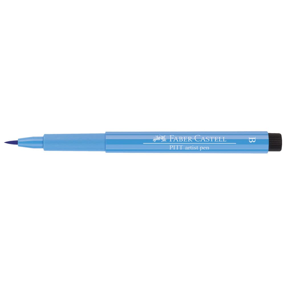 Faber-Castell Art & Graphic Pitt Artist Pen Brush India Ink Pen, Black, Single Pitt Pen, For Art, Craft, Drawing, Sketching, Home, School, University, Colouring