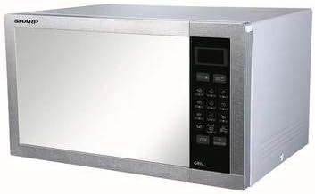 Sharp 34 Liters 1100 Watts Stainless Steel Digital Combination Microwave Oven With Grill, Silver - R-77At-St"Min 1 year manufacturer warranty"