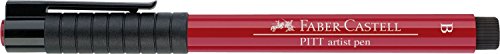 Faber-Castell Art & Graphic Pitt Artist Pen Brush India Ink Pen, Black, Single Pitt Pen, For Art, Craft, Drawing, Sketching, Home, School, University, Colouring