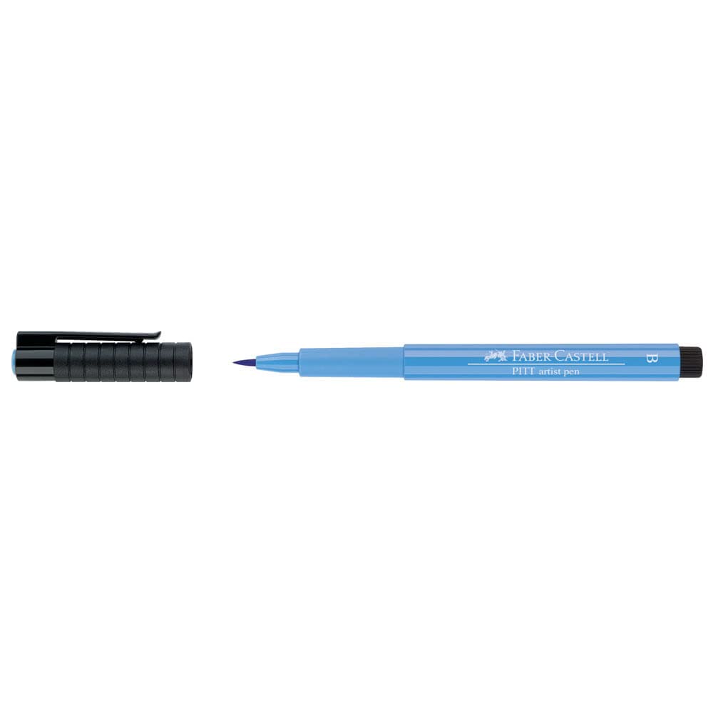 Faber-Castell Art & Graphic Pitt Artist Pen Brush India Ink Pen, Black, Single Pitt Pen, For Art, Craft, Drawing, Sketching, Home, School, University, Colouring