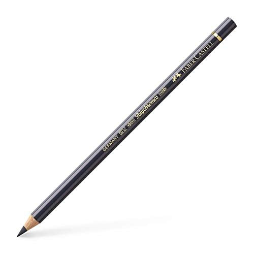 Faber-Castell Art & Graphic Polychromos Colour Pencil, (199), Black, for Art, Craft, Drawing, Sketching, Home, School, University, Colouring