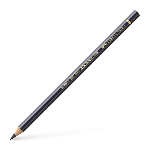 Faber-Castell Art & Graphic Polychromos Colour Pencil, (199), Black, for Art, Craft, Drawing, Sketching, Home, School, University, Colouring