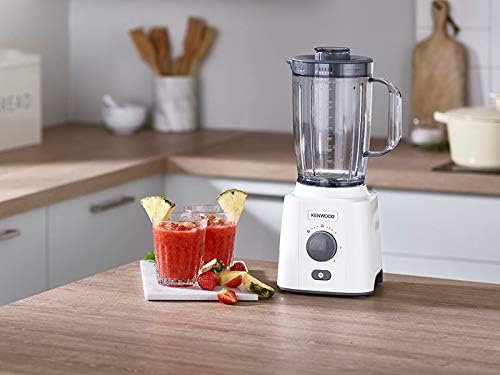 Kenwood Blender 2.0 L Jar 650 Watts With 2 Mill And 1 Extra Jar, White, Blp406Wh