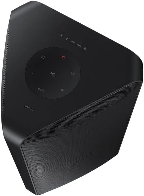 Samsung 160W Sound Tower High Power Party Speaker Water Resistant In Built Battery Bluetooth Connectivity - MX-ST40B/ZN - 2022 Model - 1 Year Warranty (UAE Version)