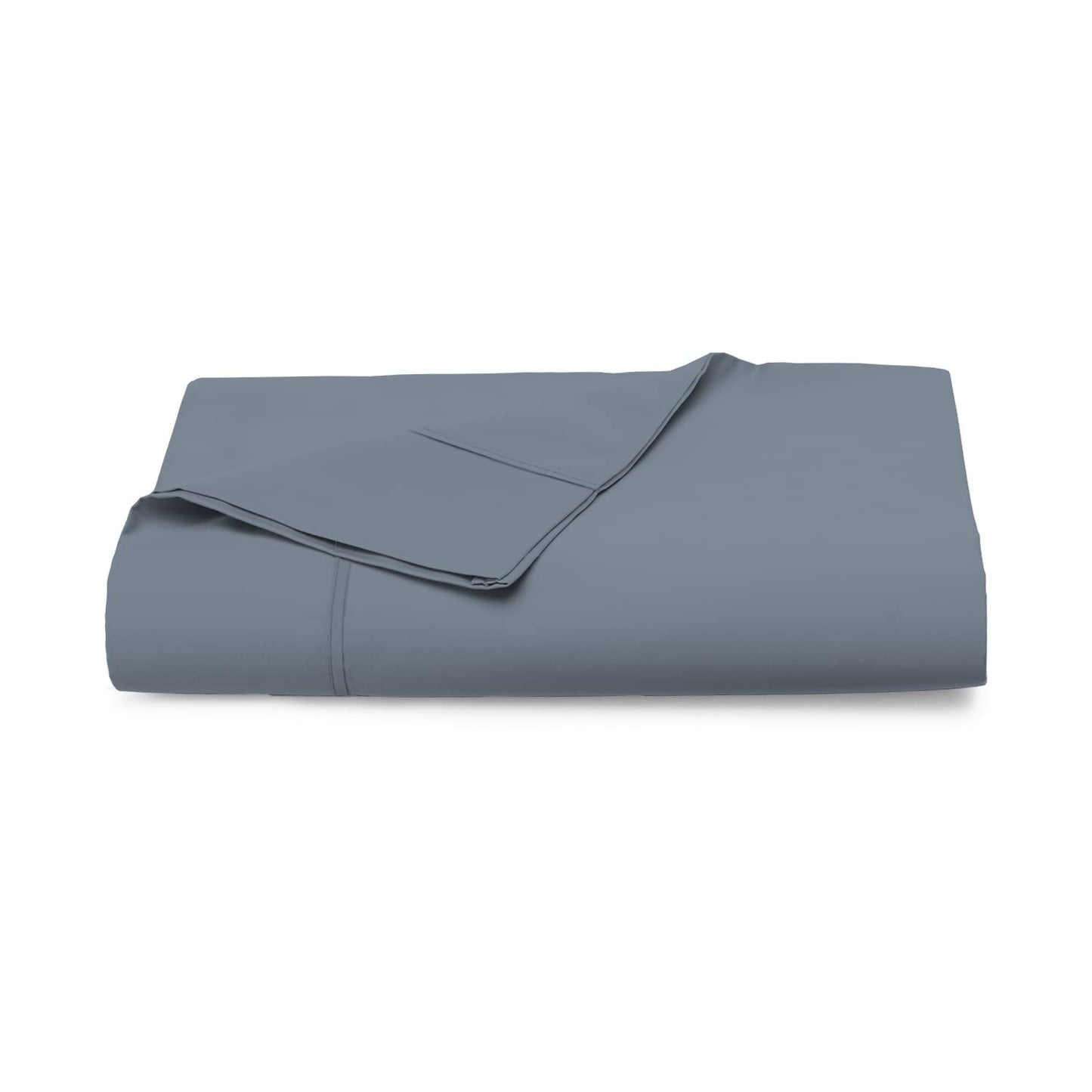 Pizuna Pure 100% Cotton Flat Sheets Only Full Apricot Orange (1 PC), Luxurious 400 Thread Count Long Staple Cotton Sateen with 4" Hem (Combed Full Flat Sheet Only Cotton)