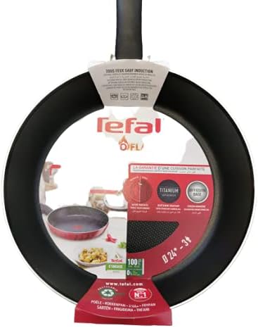 Tefal G6 Tempo Flame 32 Cm Non Stick Frypan With Thermo Spot, Red, Aluminium, C3040883