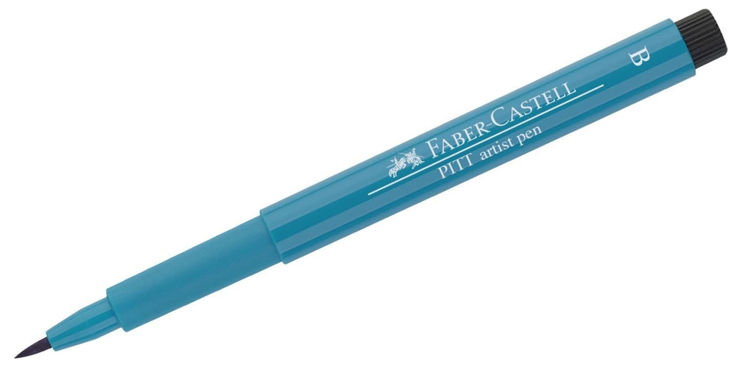 Faber-Castell Art & Graphic Pitt Artist Pen Brush India Ink Pen, Black, Single Pitt Pen, For Art, Craft, Drawing, Sketching, Home, School, University, Colouring
