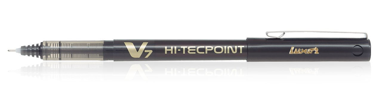 Pilot V7 Hi-Tecpoint Rollerball Pen, 0.7 mm Tip - Green