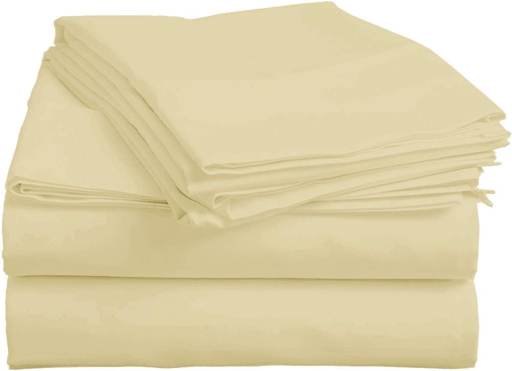 Split Head Flex King Sheets Sets for Adjustable Beds, Top Split King Sheet Set 4 Pcs, 800TC 100% Egyptian Cotton 18" Inch Deep Pocket - Split Down 34 inches from The Top, Navy Blue Stripe