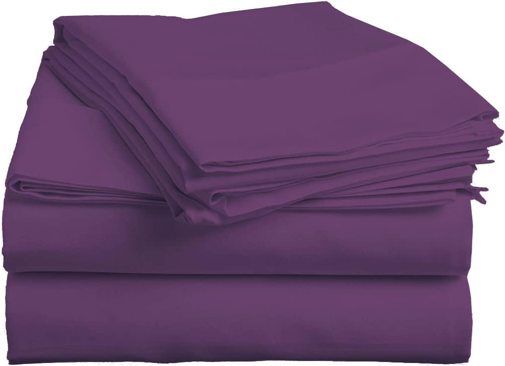 Split Head Flex King Sheets Sets for Adjustable Beds, Top Split King Sheet Set 4 Pcs, 800TC 100% Egyptian Cotton 18" Inch Deep Pocket - Split Down 34 inches from The Top, Navy Blue Stripe