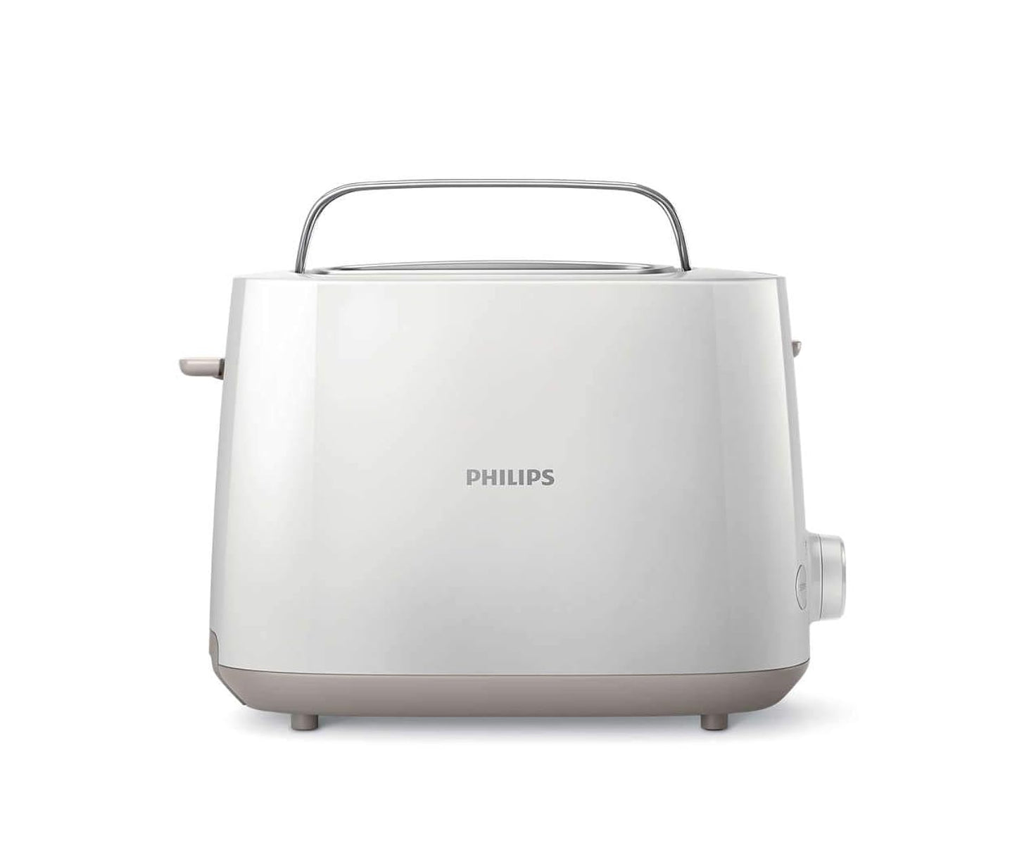 Philips Daily Toaster Hd2581/01, Cool Wall, 800W, Removable Crumb Tray, Defrost & Reheat Settings, Cancel Button. - 2 s - Uae Version"Min 1 year manufacturer warranty"