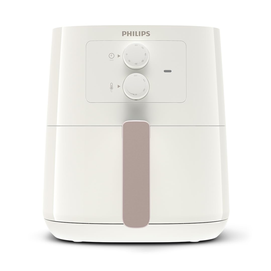 Philips Essential Air Fryer - With Rapid Air Technology, Analogue, Black, 0.8Kg, 4.1L,50Hz - HD9200/91