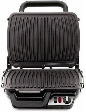 TEFAL Grill | Ultra compact Barbecue / BBQ Grill / Sandwich Maker | 1700 watts | Silver | 2 Years Warranty | GC302B28