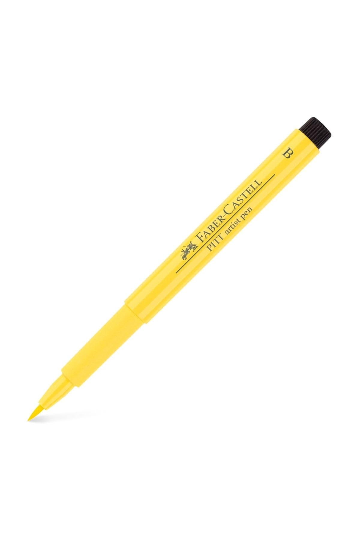 Faber-Castell Art & Graphic Pitt Artist Pen Brush India Ink Pen, Black, Single Pitt Pen, For Art, Craft, Drawing, Sketching, Home, School, University, Colouring