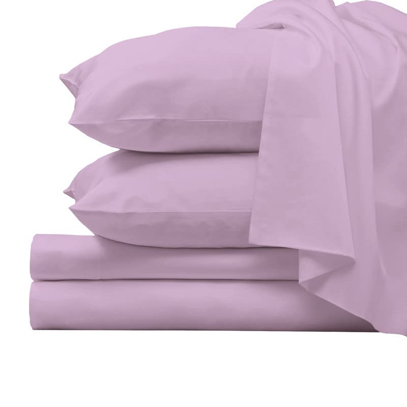 Pizuna Pure 100% Luxury Cotton Full Size Bed Sheets Set Dark Grey, 1000 Thread Count Long Staple Cotton Sateen Thick Sheet & Pillowcase Set, Deep Sheets fits 15" (Combed Cotton Bed Sheets Set)