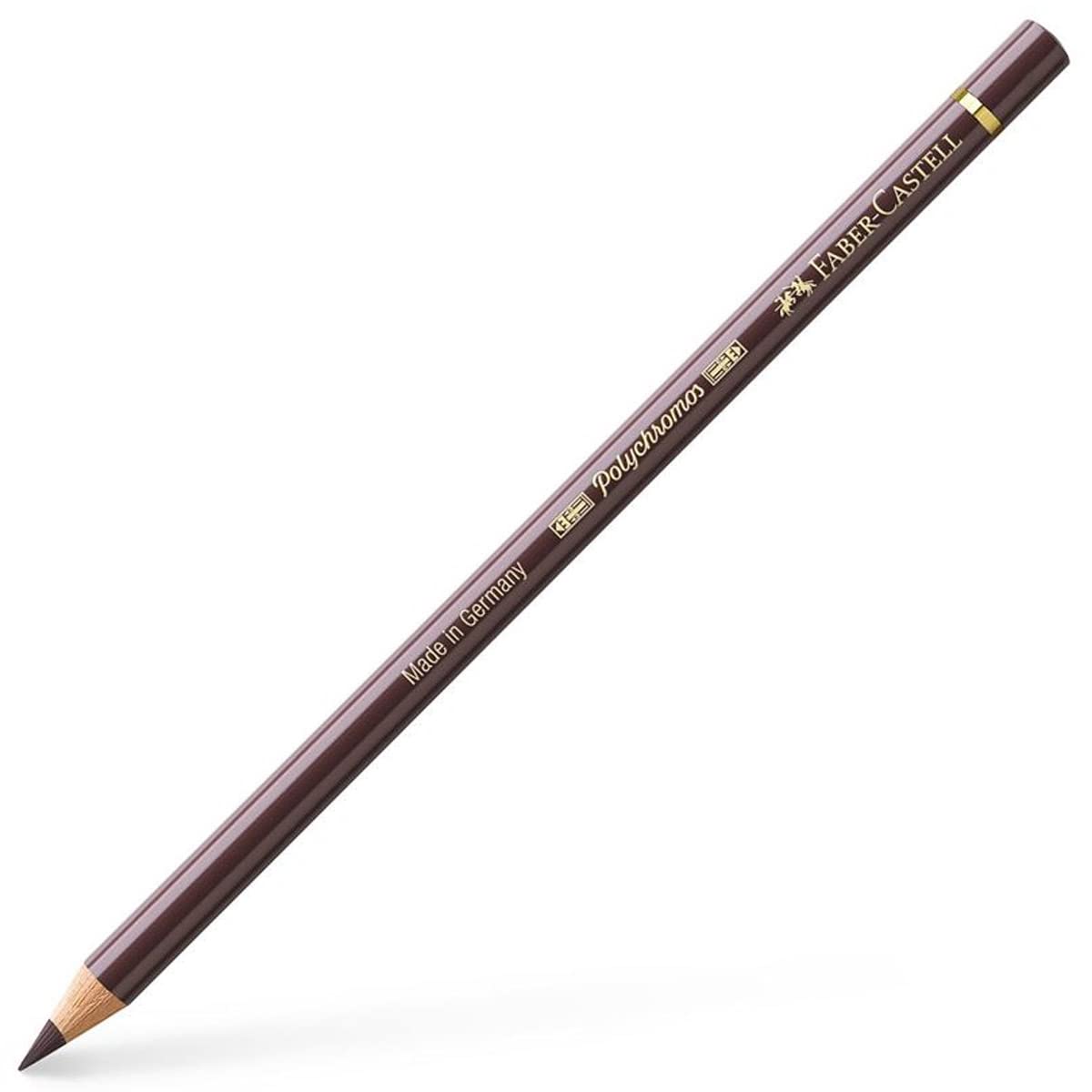 Faber-Castell Art & Graphic Polychromos Colour Pencil, (199), Black, for Art, Craft, Drawing, Sketching, Home, School, University, Colouring