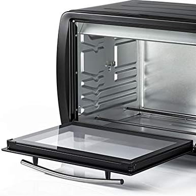 Black & Decker 2200W 70L Toaster Oven 90-230 Temp Setting, Double Grill With Convection And Glass Door For Safety+Multiple Accessories Toasting Baking Broiling TRO70RDG-B5 2 Years Warranty