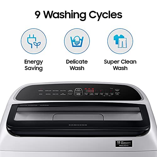 Samsung 10.0 Kg Fully-Automatic Top Loading Washing Machine Wooble Technology WA10T5260BY/TL (Lavender Gray)