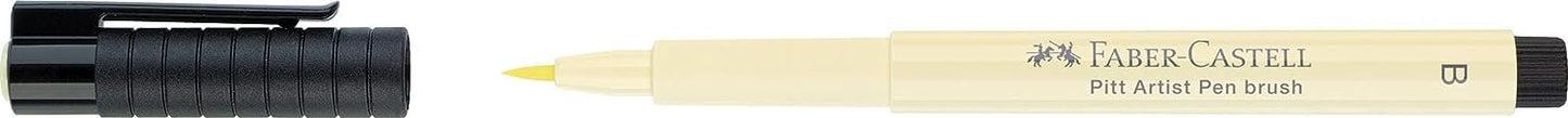 Faber-Castell Art & Graphic Pitt Artist Pen Brush India Ink Pen, Black, Single Pitt Pen, For Art, Craft, Drawing, Sketching, Home, School, University, Colouring