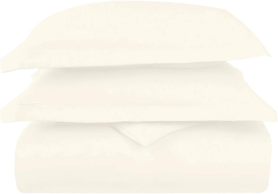 Pizuna Pure 100% Cotton Queen Duvet Cover Set, 800 Thread Count Long Staple Cotton Thick Sateen Weave with Button Closure (Combed Baby Blue Cotton Duvet Cover Queen)
