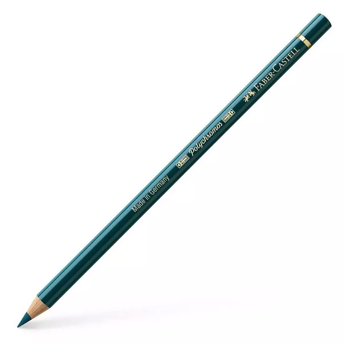 Faber-Castell Art & Graphic Polychromos Colour Pencil, (199), Black, for Art, Craft, Drawing, Sketching, Home, School, University, Colouring