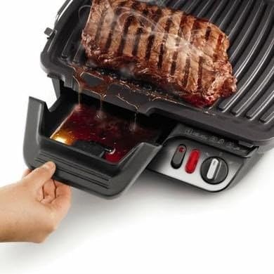 TEFAL Grill | Ultra compact Barbecue / BBQ Grill / Sandwich Maker | 1700 watts | Silver | 2 Years Warranty | GC302B28