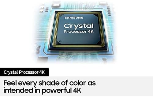 Samsung 55 Inch TV UHD 4K Processor Slim Look Built In Receiver - UA55AU7000UXZN (2021 Model)