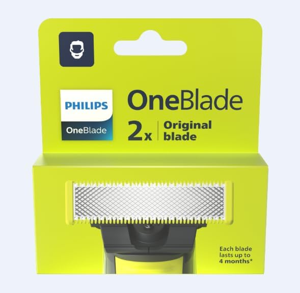 Philips Replacement Blade For Qp2520/Qp6505, Lime Green/Charcoal Grey - Qp220/51