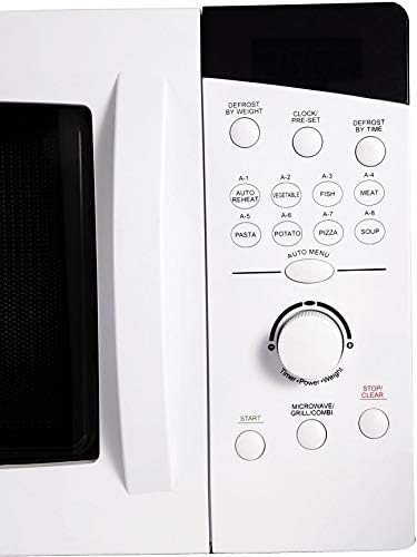 Super General 23 Liters Digital Microwave Oven With Grill, White SGM M926