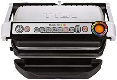 TEFAL Grill | Ultra compact Barbecue / BBQ Grill / Sandwich Maker | 1700 watts | Silver | 2 Years Warranty | GC302B28
