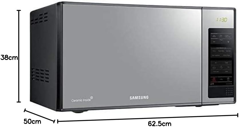 Samsung 40 Liter Microwave Oven Grill MG402MADXBB, 1300 Watts - Silver/Black