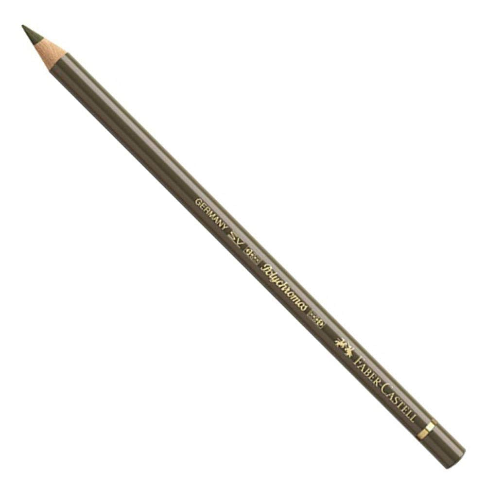 Faber-Castell Art & Graphic Polychromos Colour Pencil, (199), Black, for Art, Craft, Drawing, Sketching, Home, School, University, Colouring