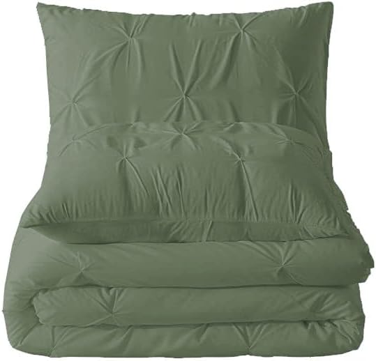 Premium Quality - King/California King Size (94" x 104") Inches, 3Pcs Pinch Pleated Comforter Set, 400GSM 100% Egyptian Cotton 800 Thread Count - Chocolate Solid
